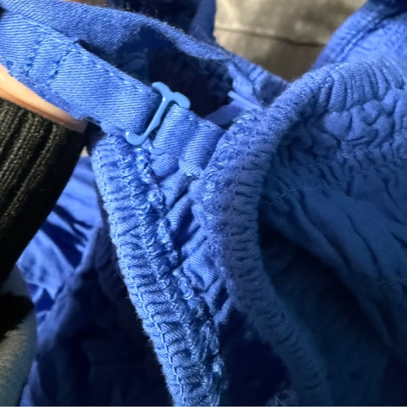 Old Navy Women's Blue Eyelet Dress Size XXL Petite Xxlp Sleeveless Summer - Picture 8 of 8